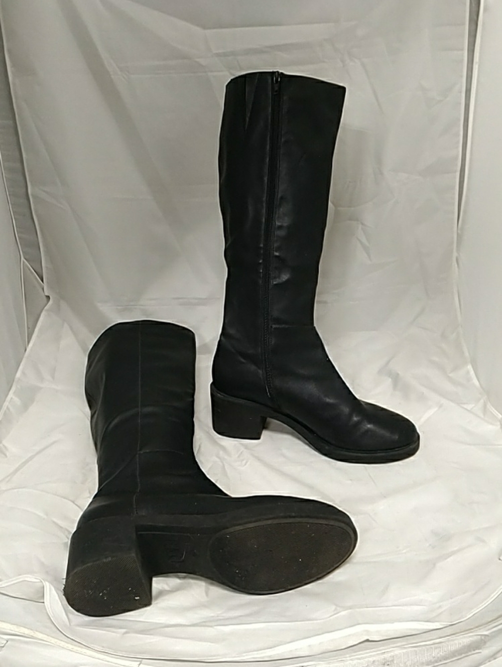 INC Chrissie Black Knee Boots Size 11M